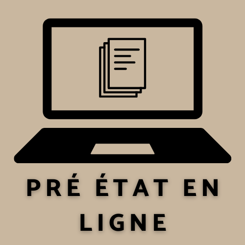 Pré état en ligne